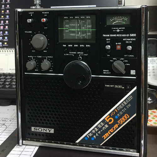 소니 라디오 ICF-5800 (retro 제품)