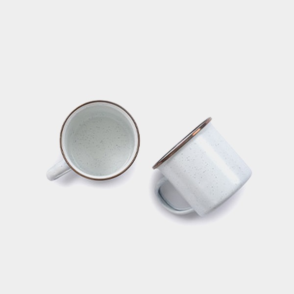베어본즈 에나멜웨어 다이닝 컬렉션 컵 2P 에그쉘 접시 그릇