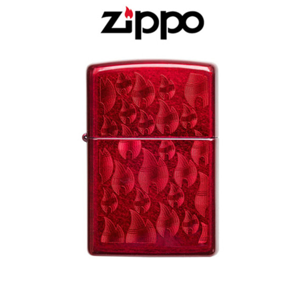 ZIPPO 지포 라이터 29824 Iced Zippo Flame Design