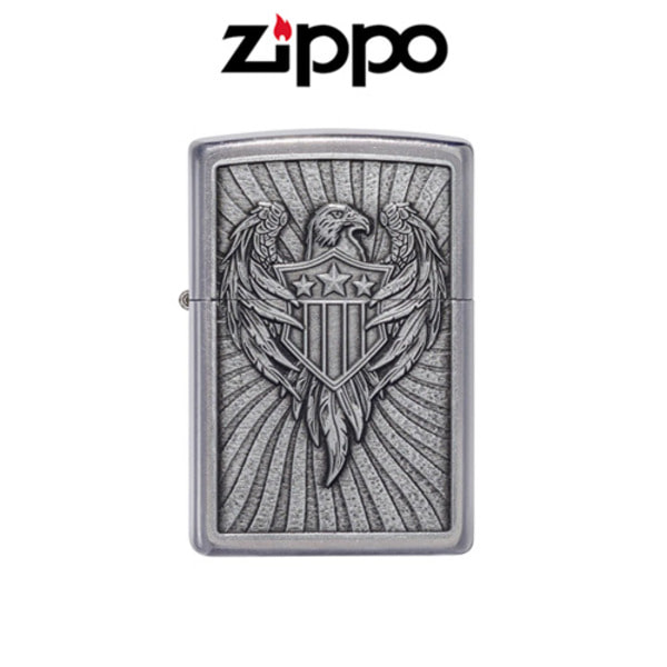 ZIPPO 지포 라이터 49450 Eagle Shield Emblem Design