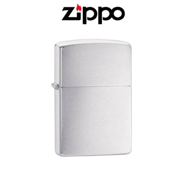 ZIPPO 지포 라이터 200 크롬 무광대 실버 오일라이타