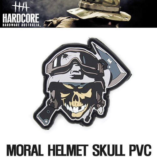하드코어 패치 02 Moral Helmet Skull PVC