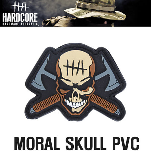 하드코어 패치 03 Moral Skull PVC