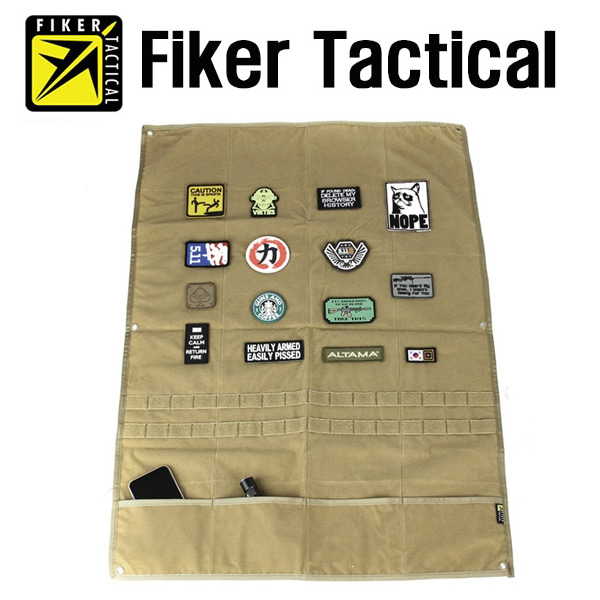 Fiker Tactical 전시용 포켓 패치 디스플레이 판넬