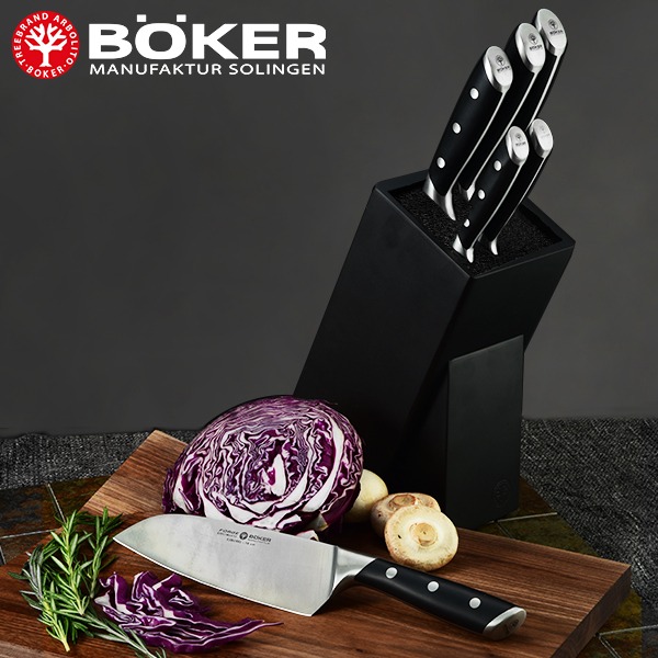보커 키친 칼꽂이 포지 블랙 2.0 키친 나이프 세트