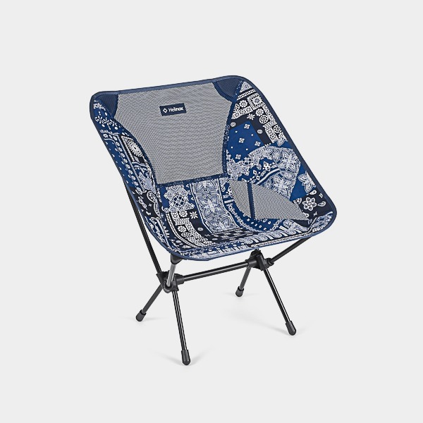 헬리녹스 체어원 블루 반다나 퀼트 캠핑 백패킹 의자