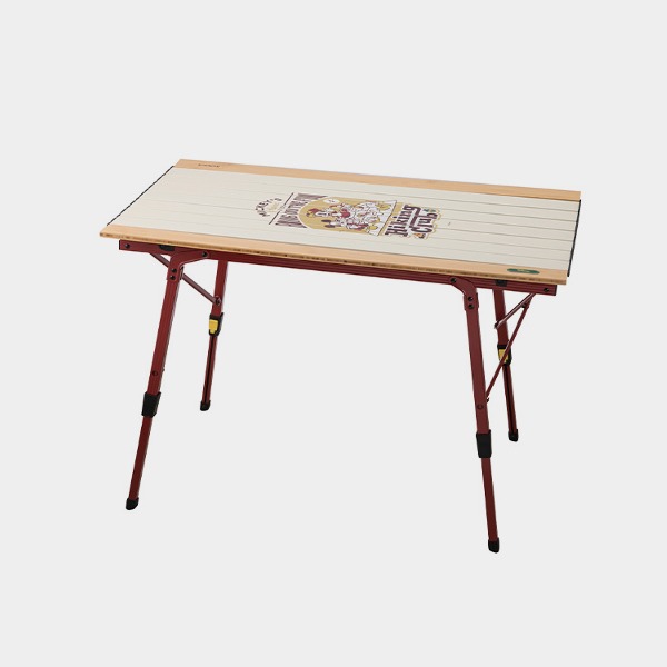 코베아x디즈니 롤테이블 미키 에디션 오토레그 높이조절 폴딩 테이블