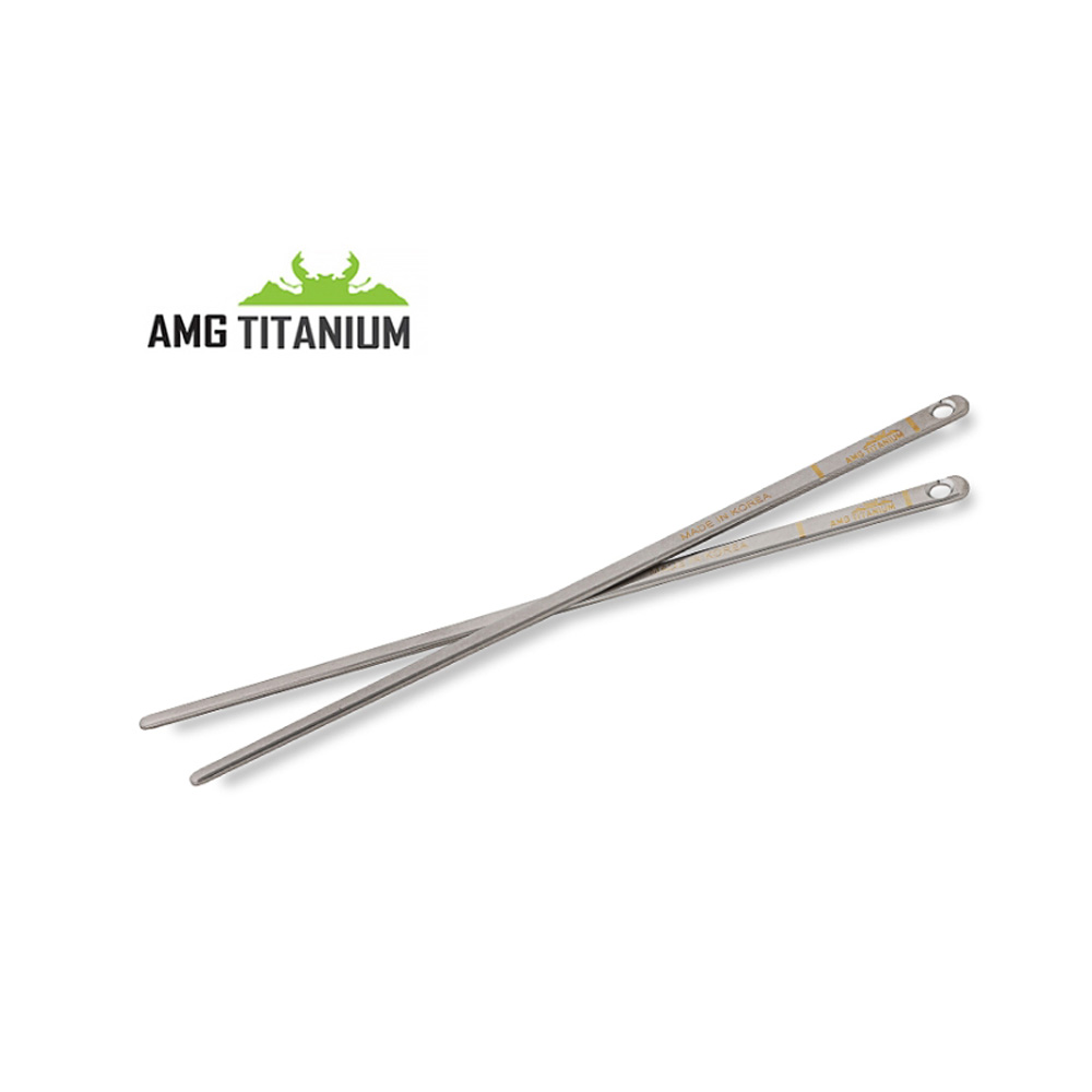 AMG 티타늄 티탄 젓가락 초경량 백패킹수저