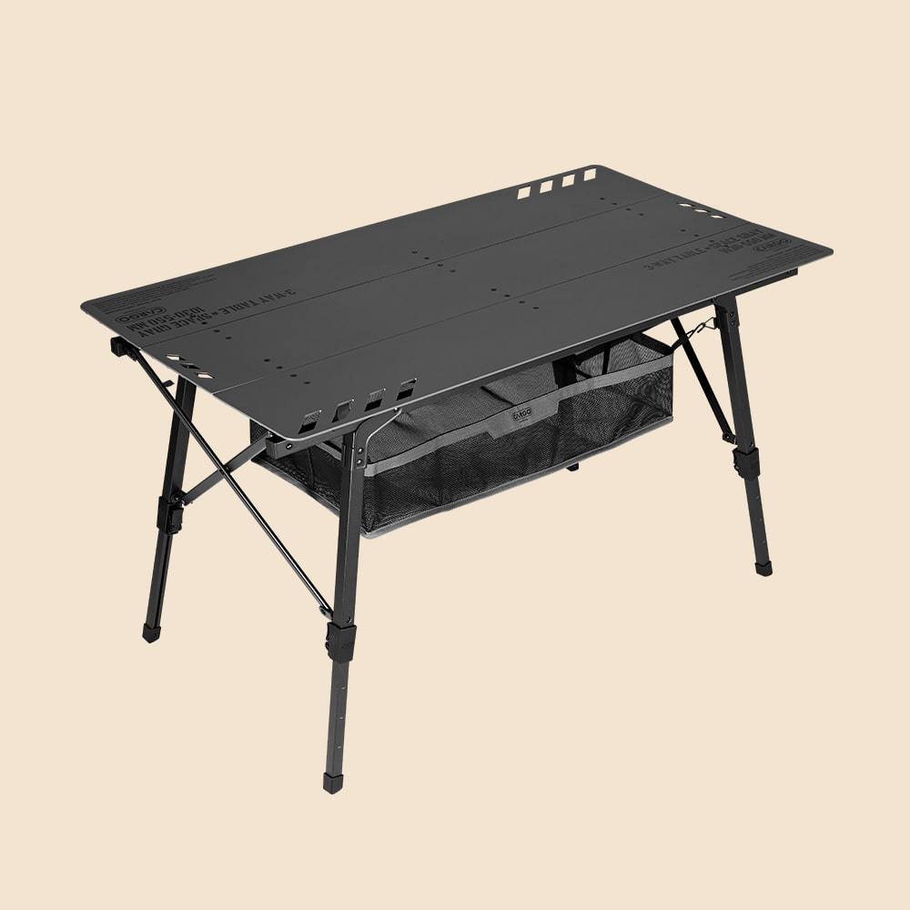 카고컨테이너 3-WAY 3웨이 테이블 높이조절 캠핑테이블